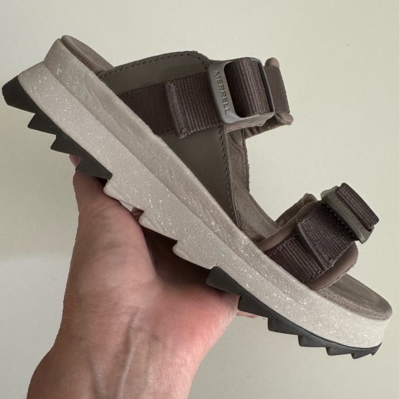 Merrell Alpine Cush Slide Sandals in Brindle Women’s size 6 - Picture 2 of 12